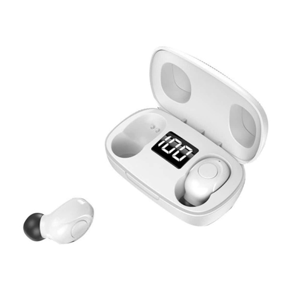 

Bluetooth-наушники со светодиодным дисплеем, Белый
