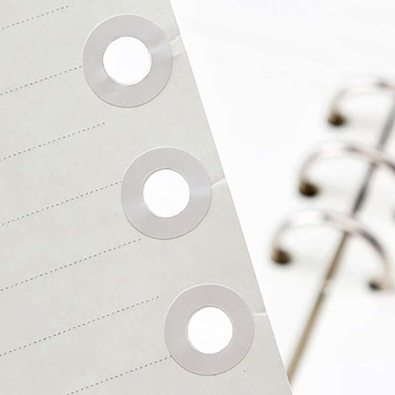 

4sheets Loose-leaf Hole Sticker, White