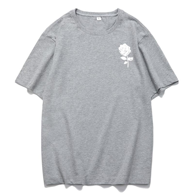 

Guys Floral Print Tee, Light grey