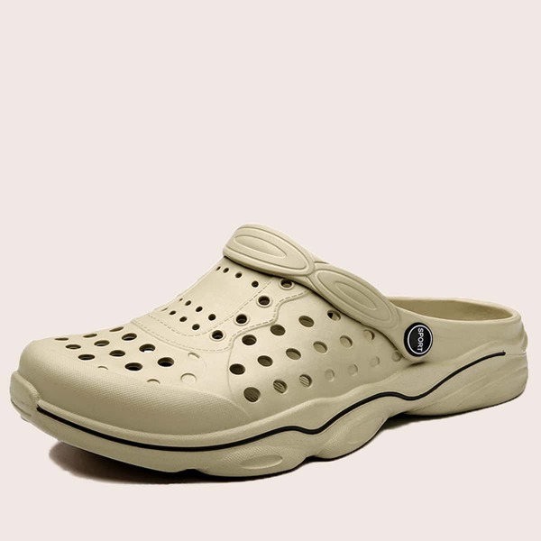 

Men Hollow Out Two Way Wear Sandals, Khaki
