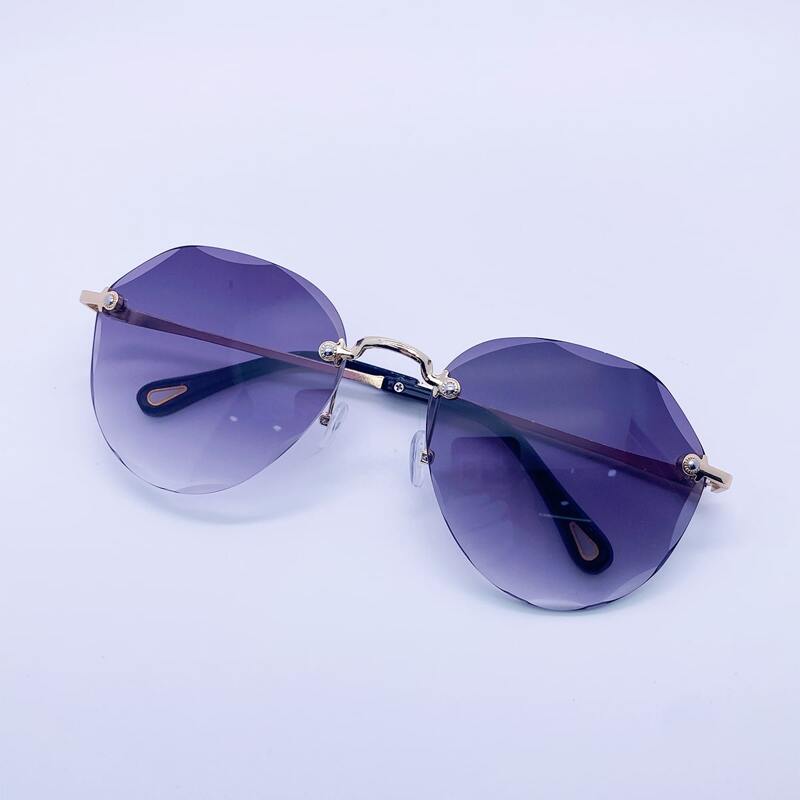 

Rimless Tinted Lens Sunglasses, Multicolor