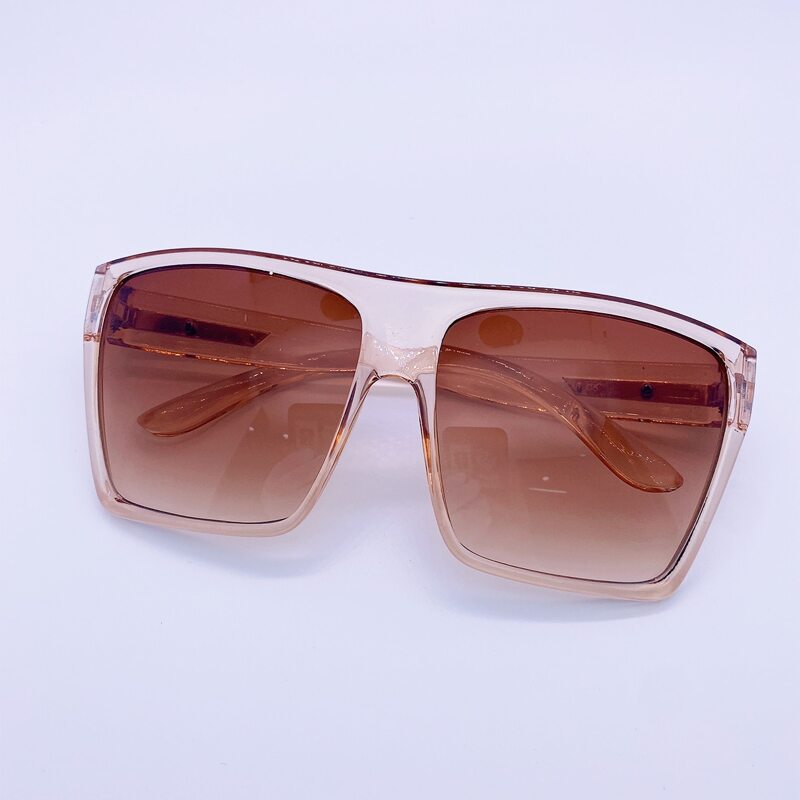 

Square Frame Sunglasses, Rust brown