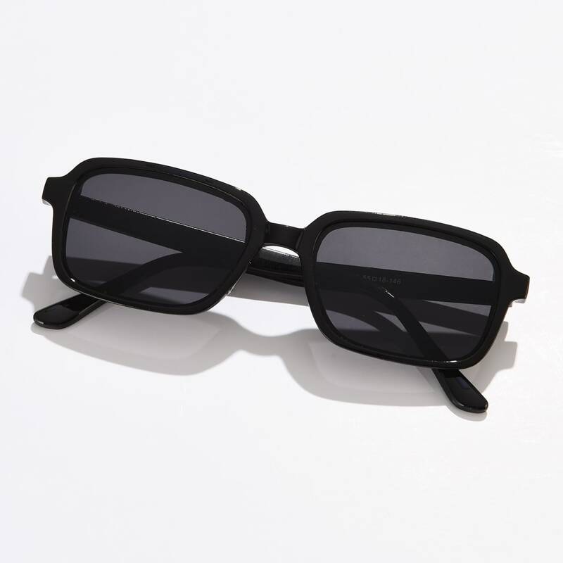 

Square Frame Sunglasses, Black