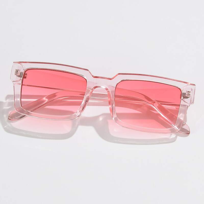 

Clear Frame Sunglasses, Pink
