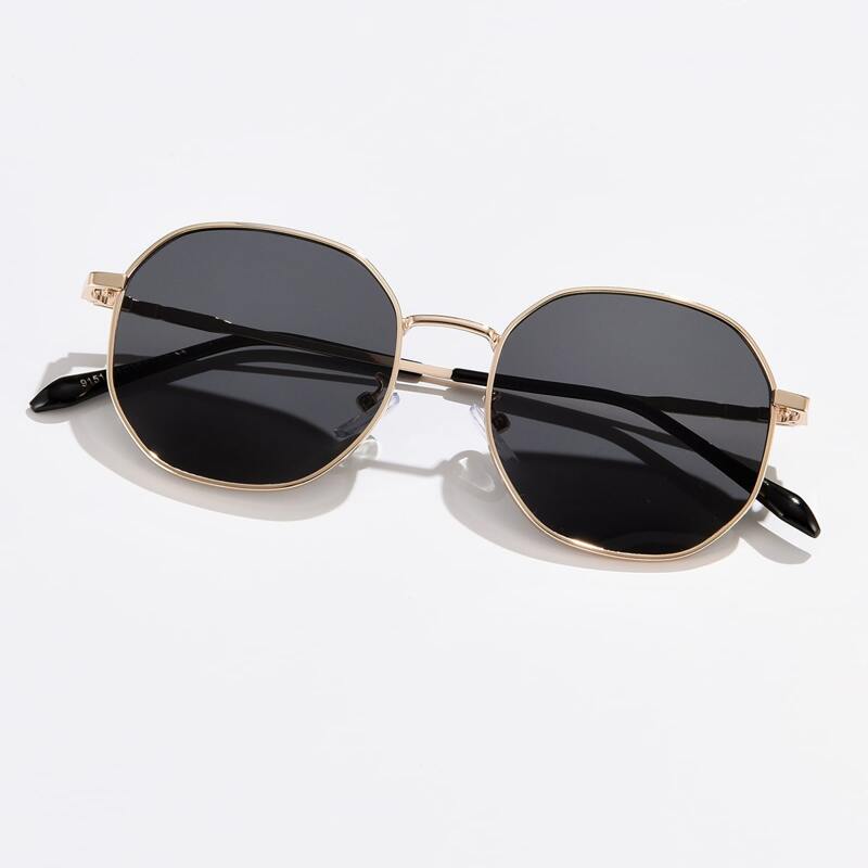 

Metal Frame Sunglasses, Black