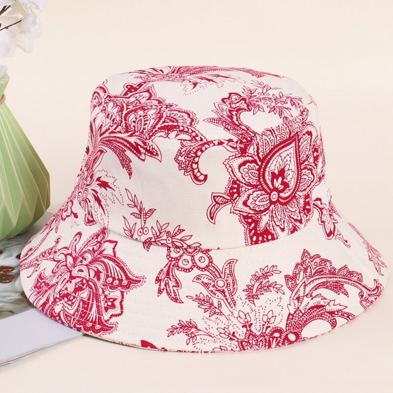 

Plant Graphic Bucket Hat, White