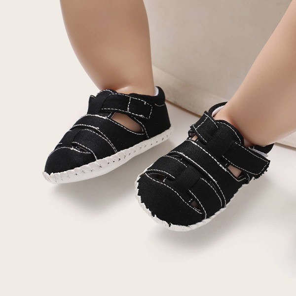 

Baby Boy Cut Out Sandals, Black