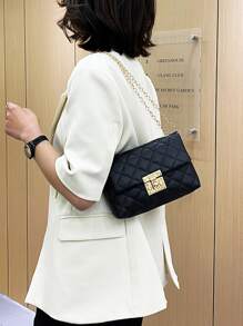 Túi chuỗi khóa xoắn khâu - màu đen - Xem 2