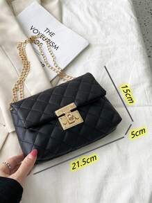 Túi chuỗi khóa xoắn khâu - màu đen - Xem 5