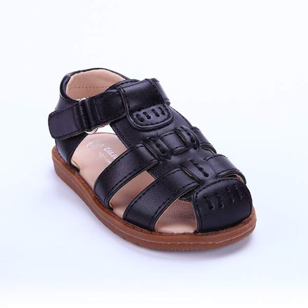 

Toddler Boys Velcro Strap Sandals, Black