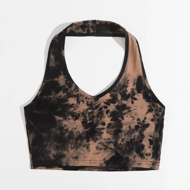 

Tie Dye Halter Top, Multicolor