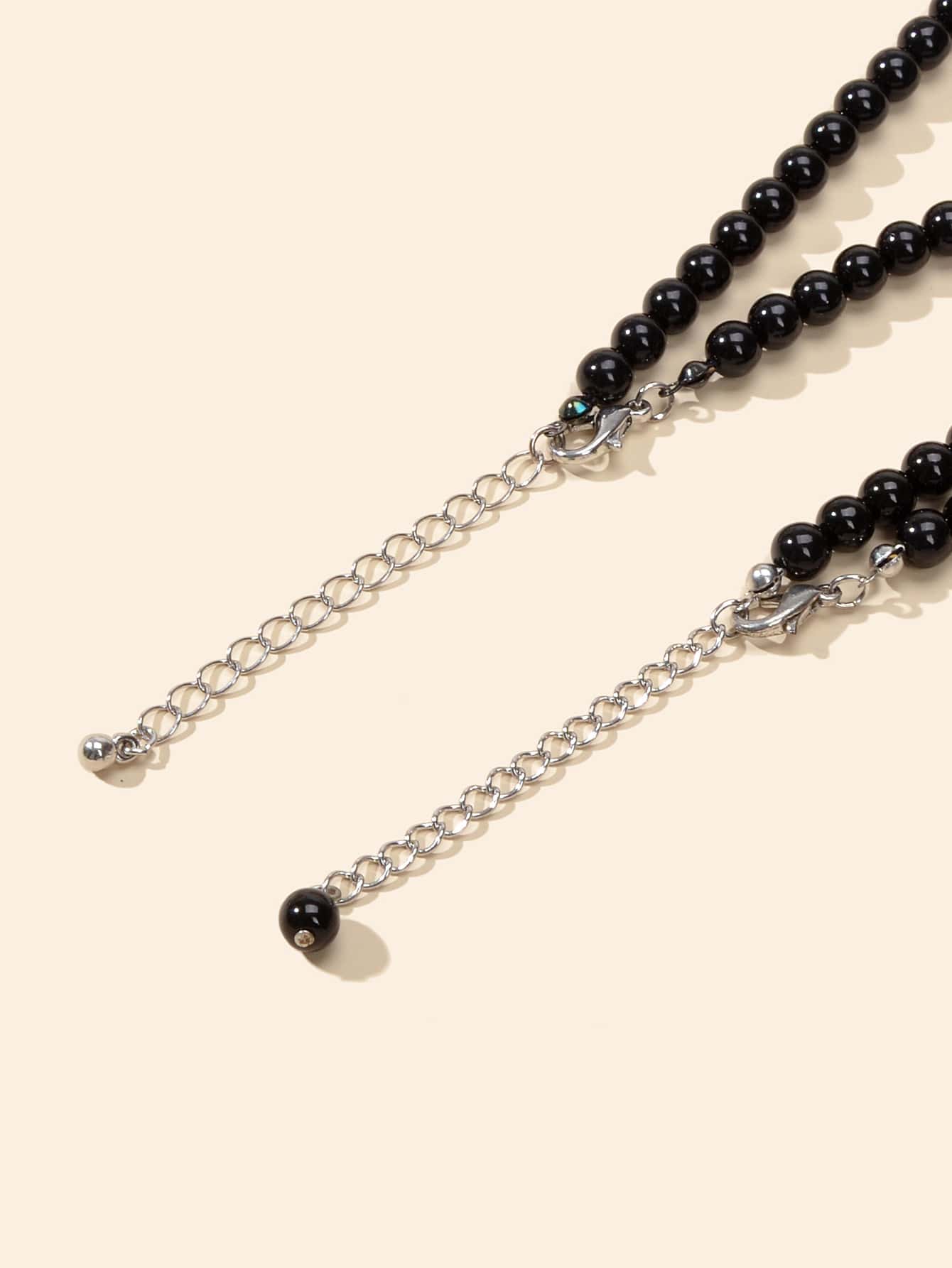 Black Beaded Necklace