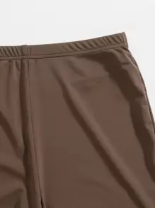 SHEIN EZwear 4入組素色機車短褲