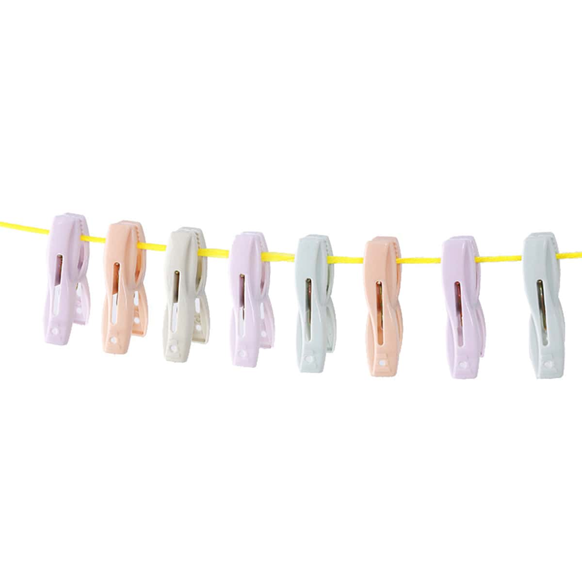 

24pcs Random Clothes Clip With 1pc Basket, Multicolor