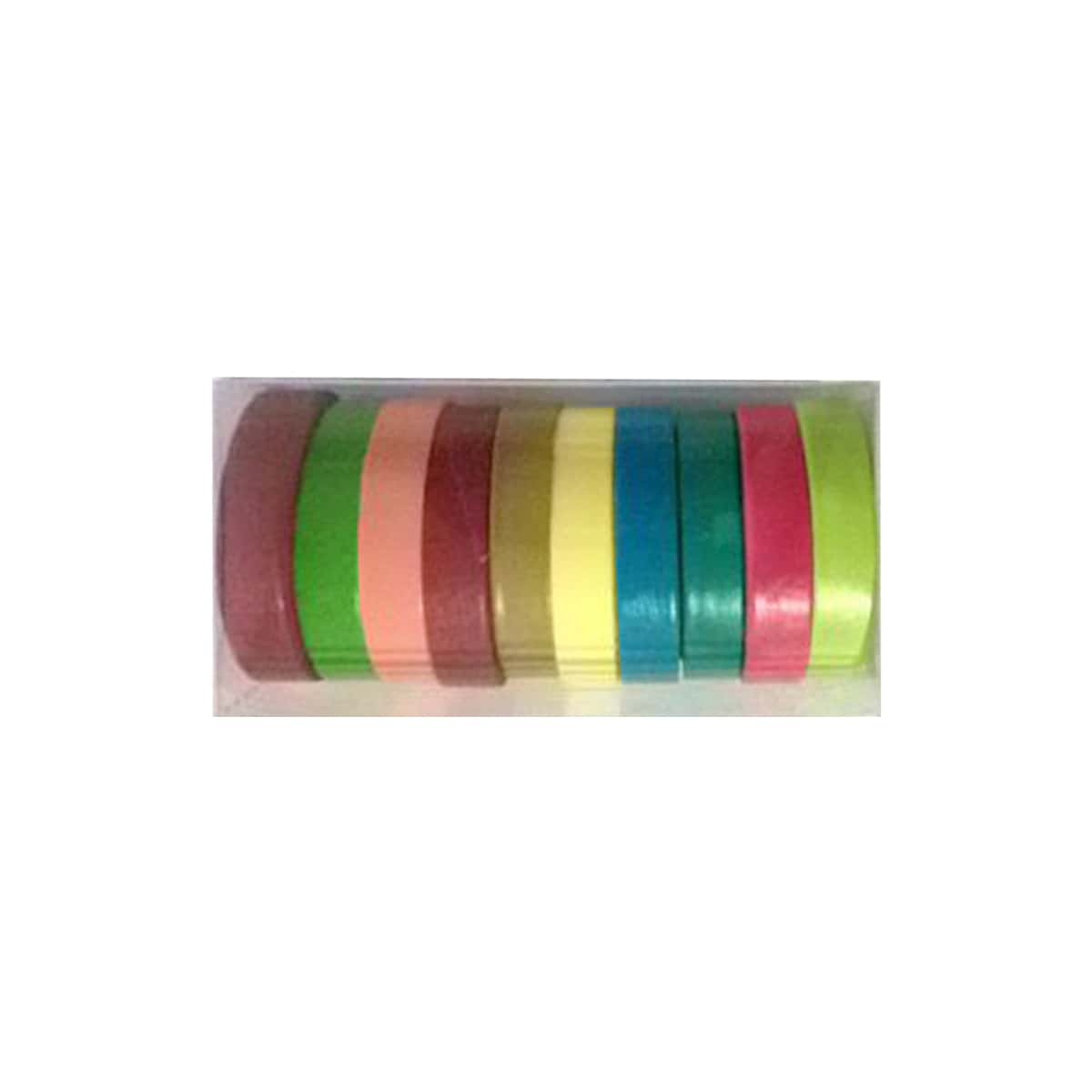 

10rolls Random Colorful DIY Tape, Multicolor