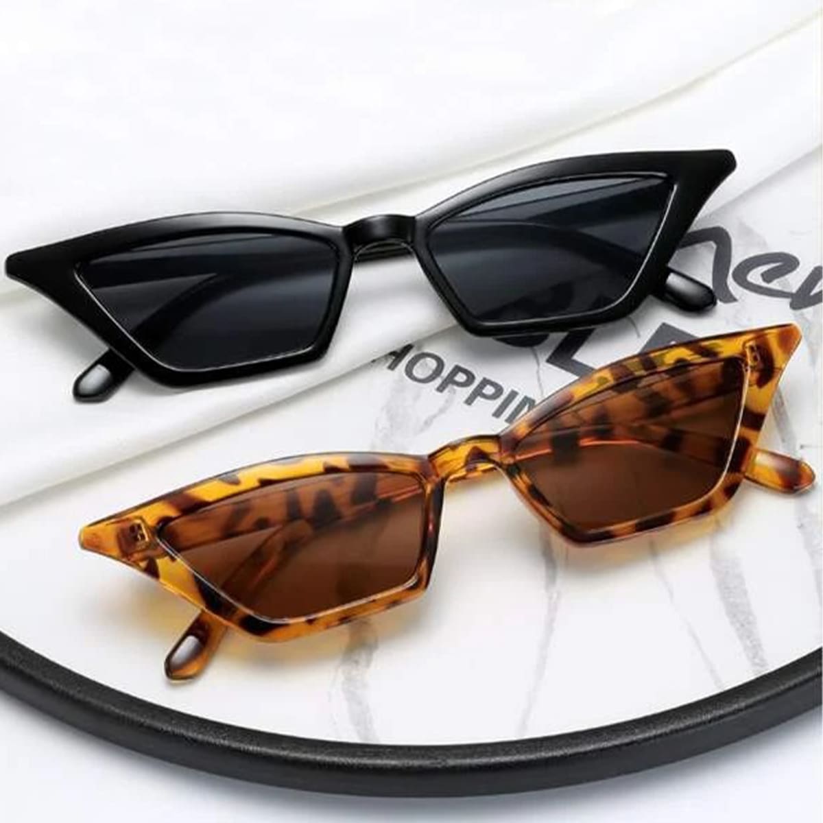 

2pairs Cat Eye Sunglasses