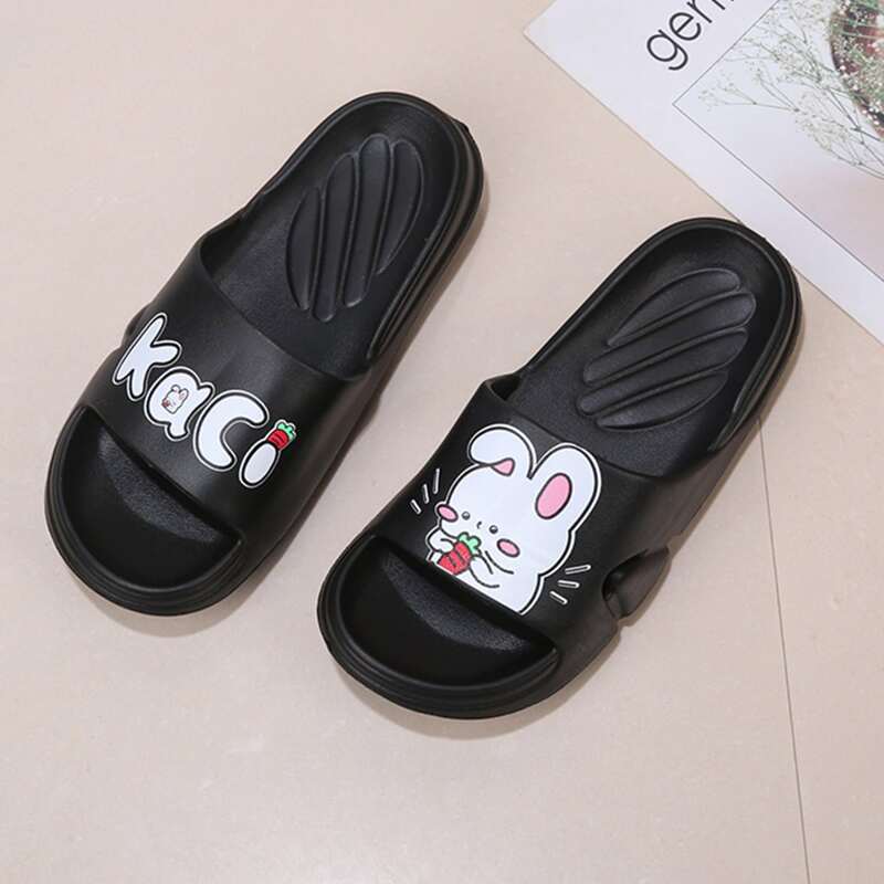 

Cartoon Rabbit Slides, Black