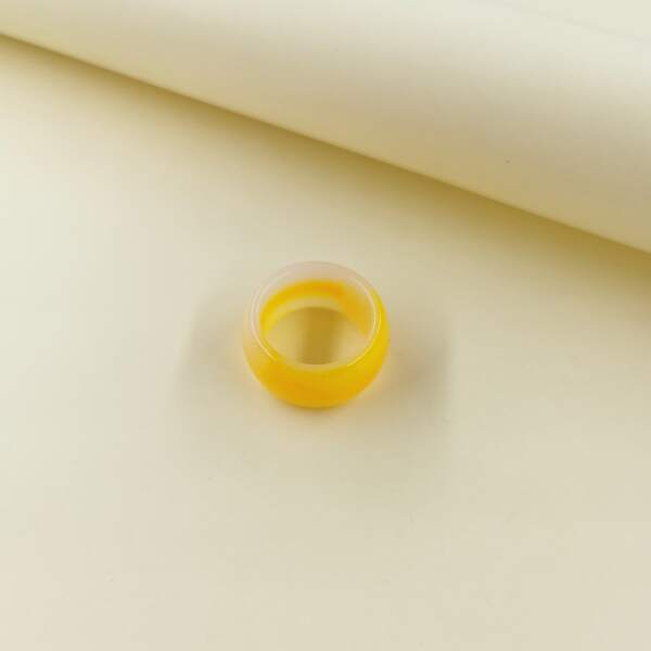 

1pc Simple Ring, Yellow