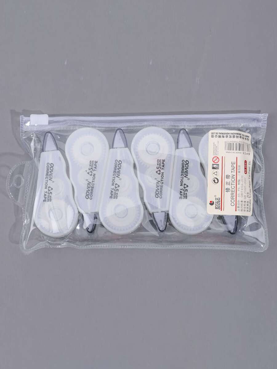 6pcs Correction Tape Set - Multicolor - View 1