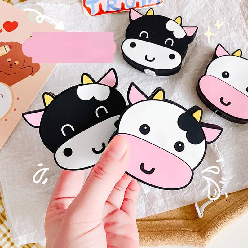 

1pc Random Cartoon Cow Tape Measure, Multicolor