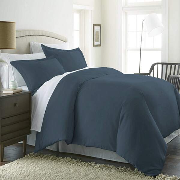 

Solid Color Duvet Cover Set Without Filler, Blue