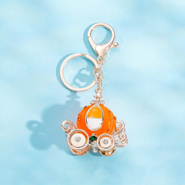 

Cartoon Charm Keychain, Orange