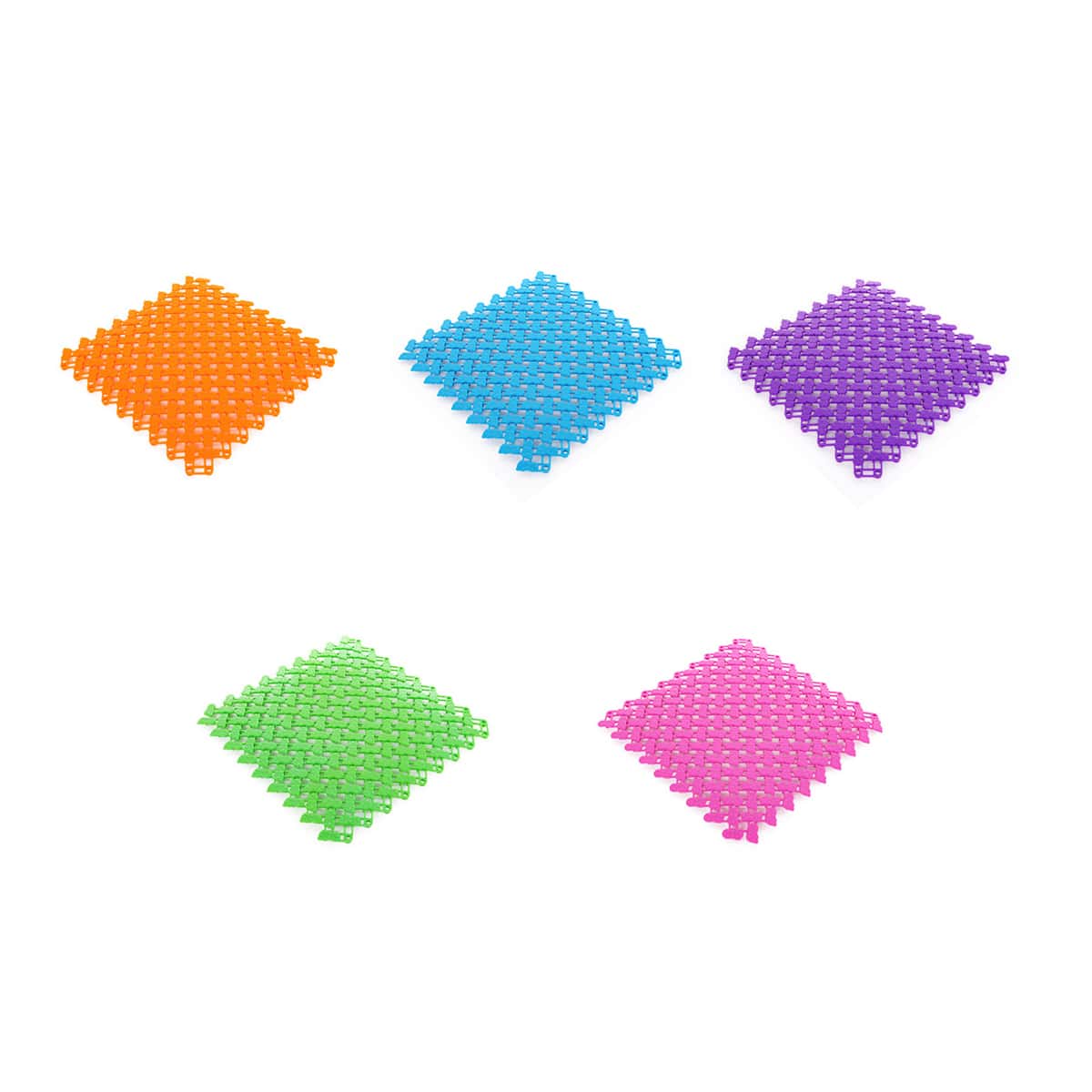 

1pc Square Non-slip Bath Mat, Multicolor