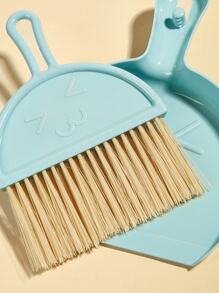 مجرفة قمامة قط مع فرشاة تنظيف 1 قطعة