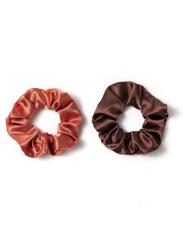 2pcs Simple Pleated Scrunchie