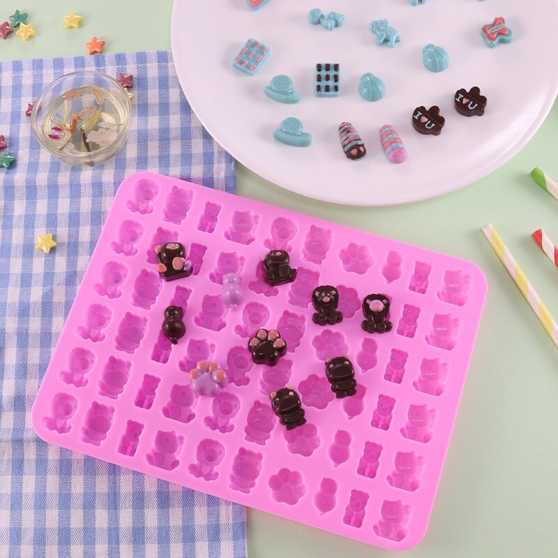 

1pc Cartoon Chocolate Mold, Pink