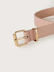 Cinturón Con Hebilla Cuadrada - Rosa - Ver 3