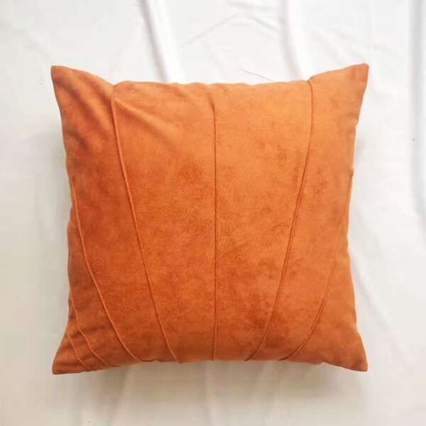 

Solid Color Cushion Cover Without Filler, Orange