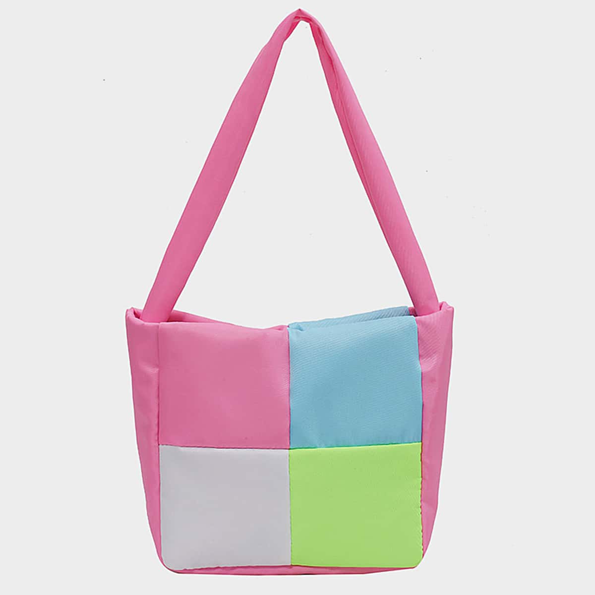 

Colorblock Shoulder Bag, Multicolor