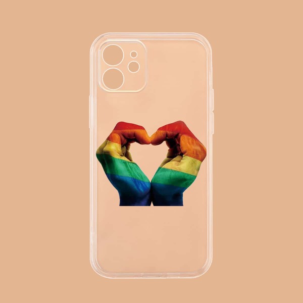 

Hand Print Phone Case, Clear