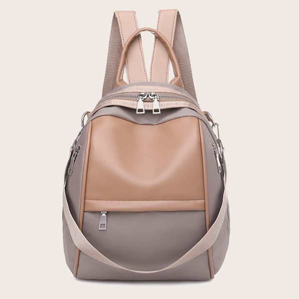

Two Tone Backpack, Khaki