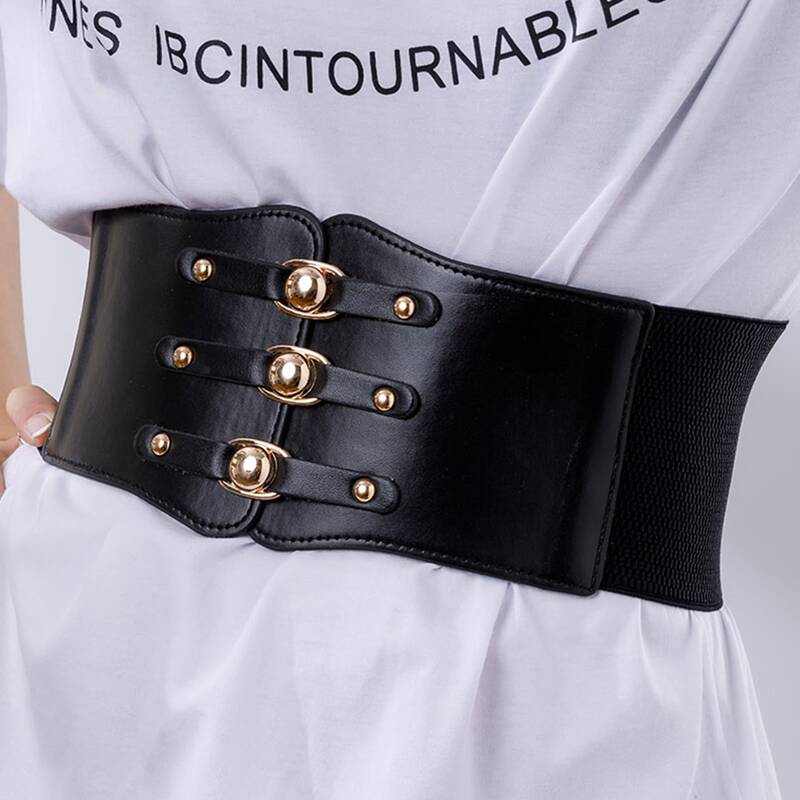 

1pc Wide Belt, Black