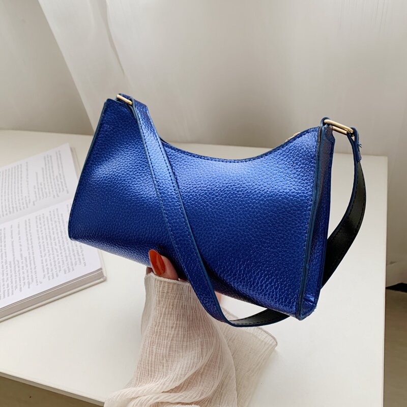 

Solid Baguette Bag, Royal blue