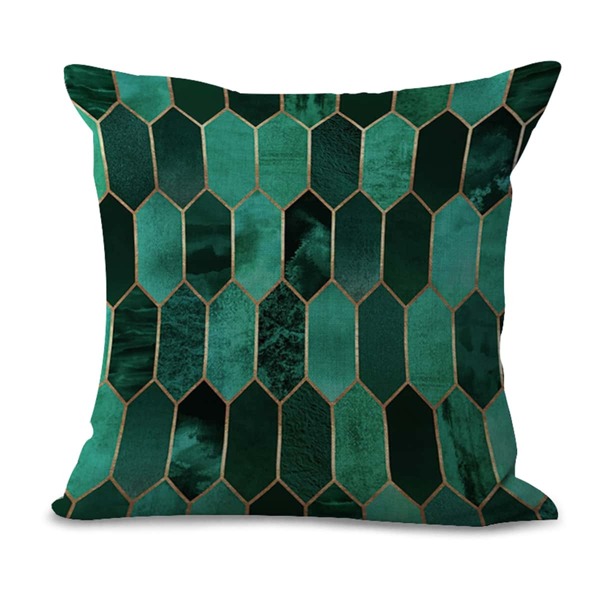 

Geometric Pattern Cushion Cover Without Filler, Multicolor