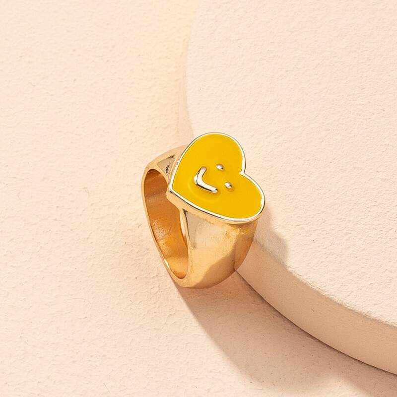 

Heart Decor Ring, Gold