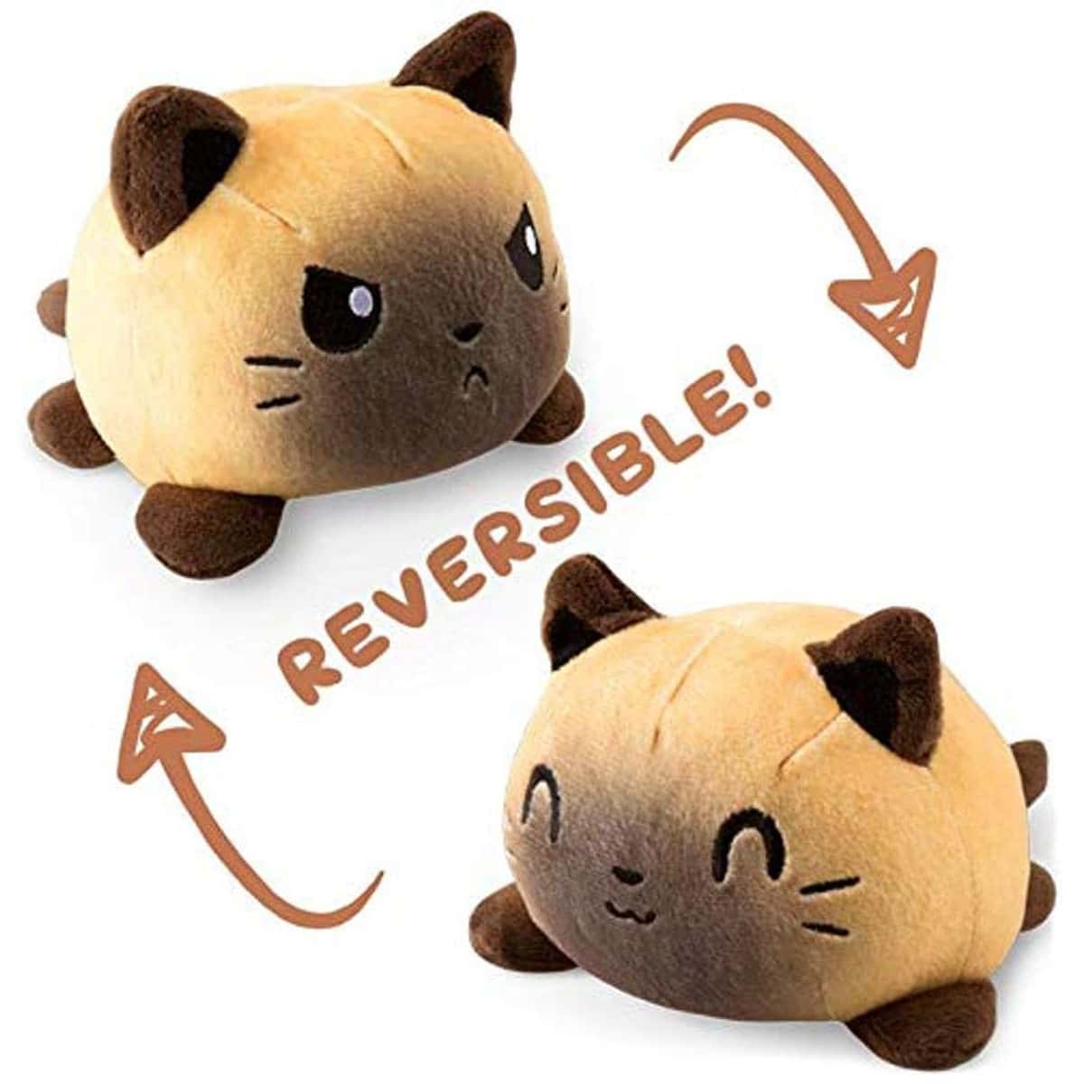 

1pc Cartoon Cat Reversible Toy, Multicolor
