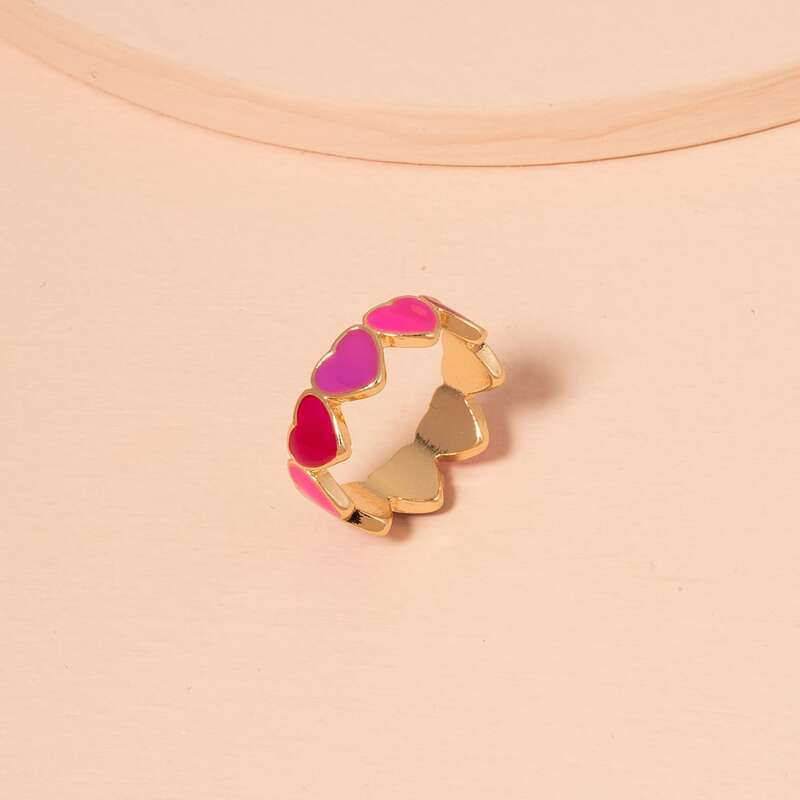 

Heart Decor Ring, Gold