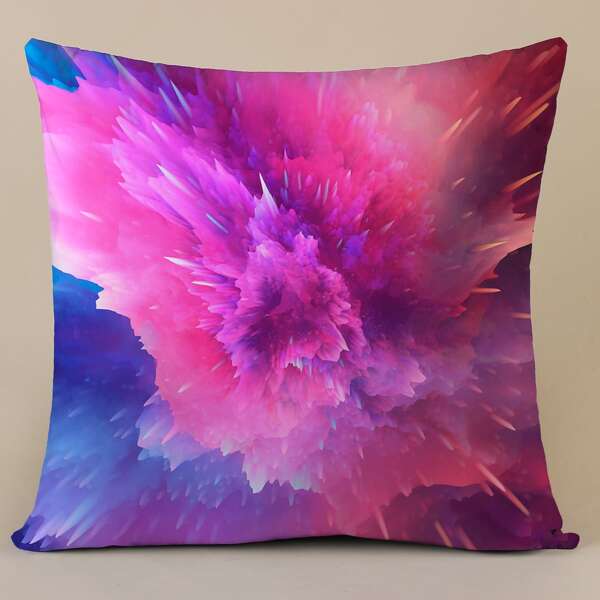 

Graphic Print Cushion Cover Without Filler, Multicolor