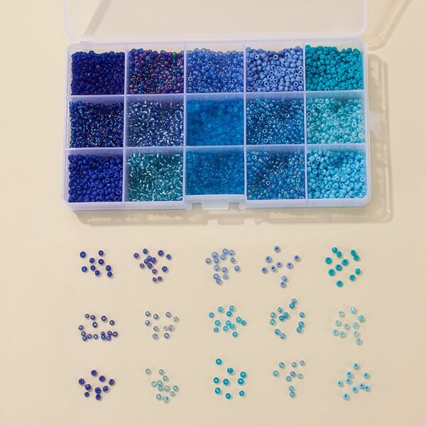 

1box Bead DIY Jewelry Accessory, Multicolor