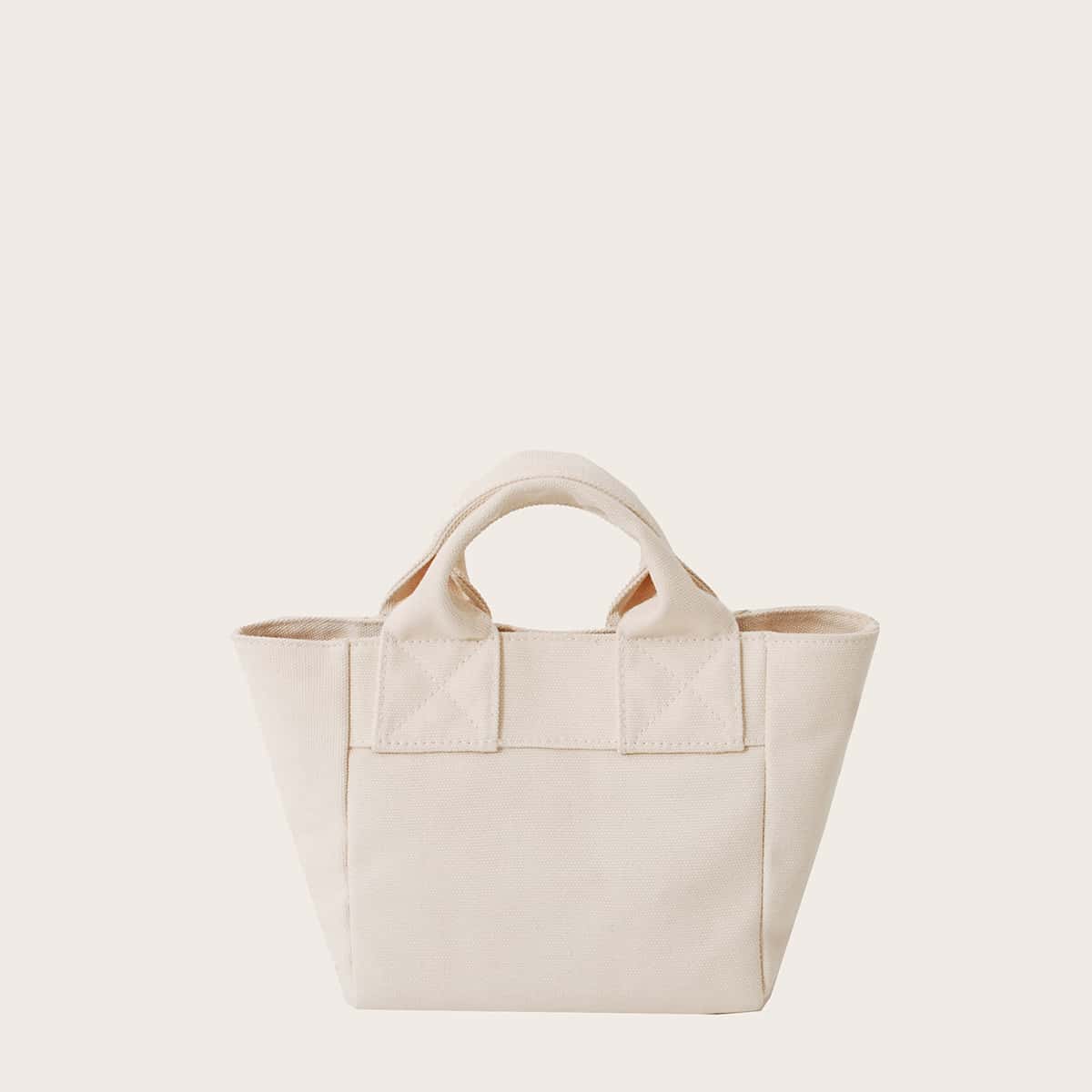 

Solid Tote Bag, Beige