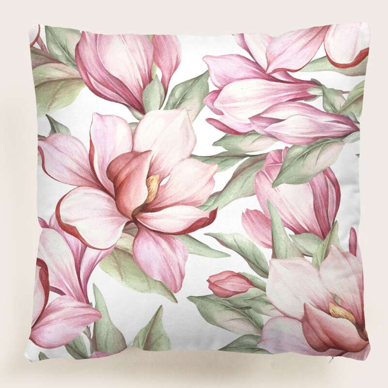 

Floral Cushion Cover Without Filler, Multicolor