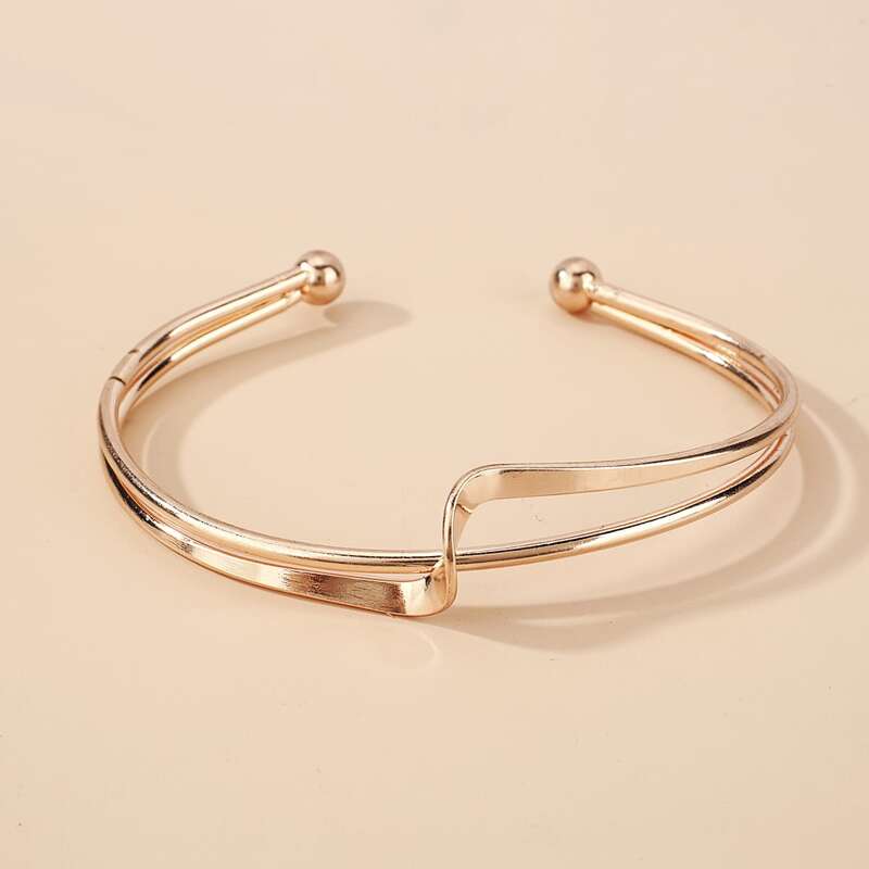 

Minimalist Cuff Bracelet, Gold