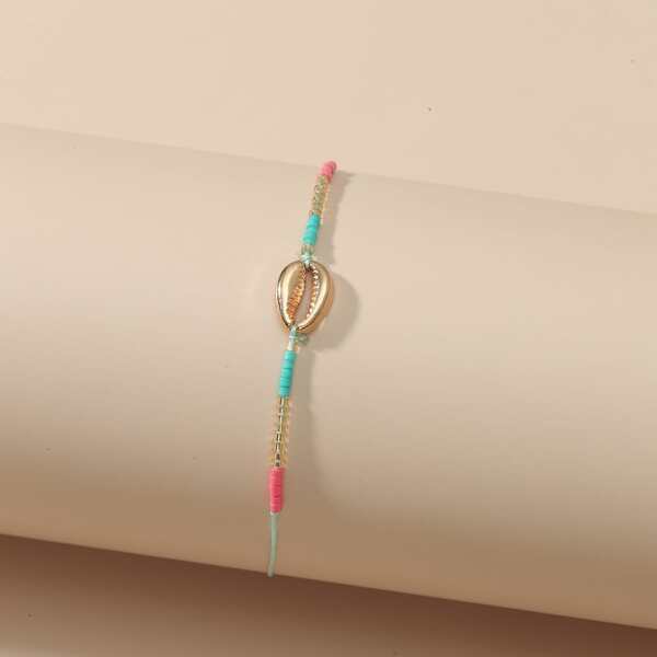 

Shell Decor Bracelet, Multicolor