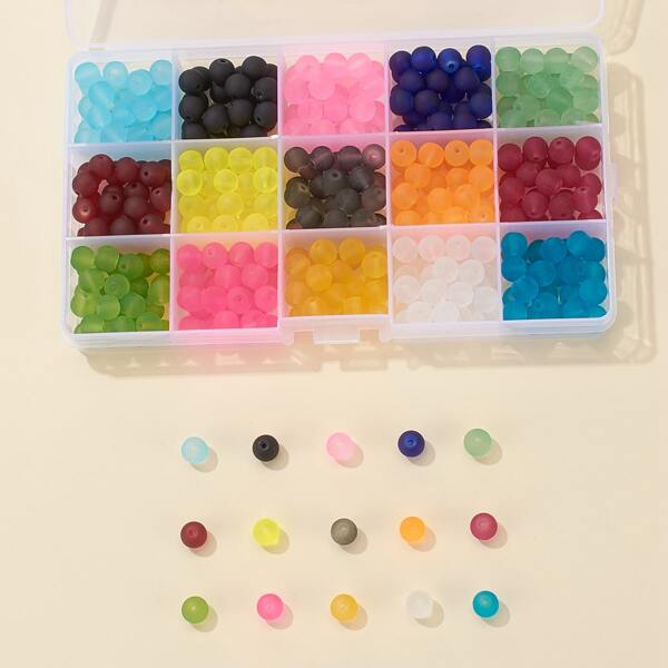 

1box Bead DIY Jewelry Accessory, Multicolor