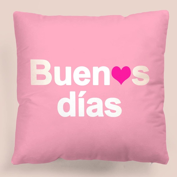 

Kids Slogan Graphic Cushion Cover Without Filler, Pink