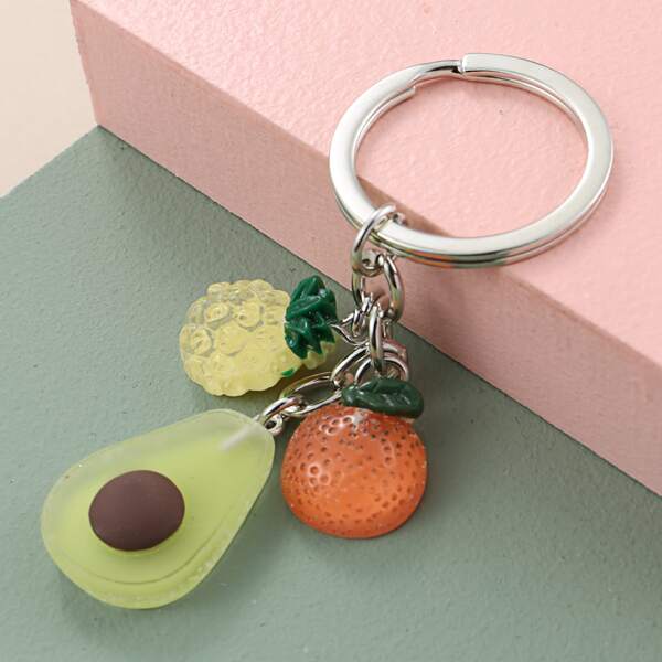 

Resin Fruit Keychain, Multicolor
